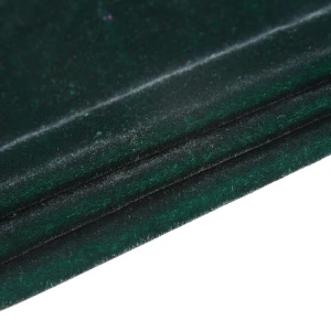 100% polyester tissu africain dark green velvet 5000 upholstery fabric material for bag making