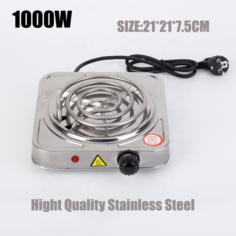1000w Factory Electric Stainless steel Temperature Control Charcoal Burner Shisha Hookah burner hot plate