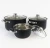 10pcs 12pcs Luxury Induction Bottom Soup Pot Stainless Steel Non-Stick Stockpot Pot Cookware Set