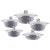 Import 10pcs die cast aluminium nonstick cookware set cooking pot set from China