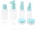 Import 11 Piece Blue Pet Packaging Cleansing Water Empty Cream Reusable Support Wholesale Travel Spray Bottles Mist Spray Bottle from China