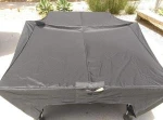 110W *60D *30H Black PingPong Table Cover