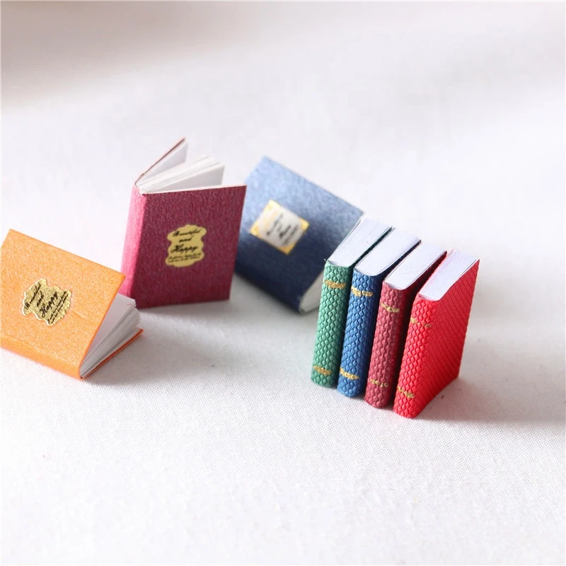 1/12 Scale Miniature Dollhouse Book for Doll House Study Room Furniture Accessories Toy