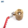 1/2, 3/4 Brass Ball Valve With Steel Handle