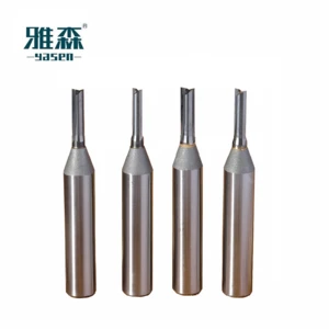 1/2 shank CNC milling cutter 1mm wood cutting tool for solid wood and mdf