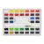 Import 12/24/36Colors Solid Water Color Paint Set With Water Paint Brush Portable Pigment For Art Supplies Artist Watercolor from China