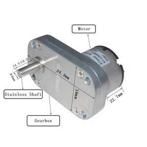 12V DC Electric Motor Low rpm Electric Motors For Rotisserie