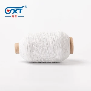 140/75/75  double covered rubber yarn elastic100% polyester thread