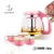 Import 1500ml High Borosilicate Glass Tea Pot And Kettle Set With 4pcs Cups from China