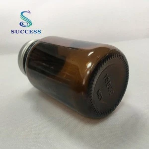 150ml high quality tablet pharmaceutical amber glass bottle with cap
