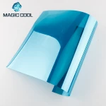 1.52*30M blue-silver building glass window tint film barrier solar reflective film self adhesive window tint film
