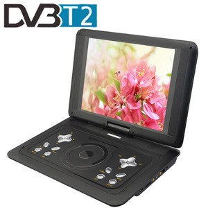 15.8 Inch Portable DVD player with  DVB-T/T2 Tuner  USB port SD port AV-IN/OUT Game  3D and glass