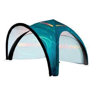 16FT/5X5M factory Portable outdoor event exhibition full printing oxford cover dome TPU inflatable air spider tent