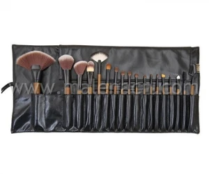 18PCS Professional Makeup Cosmetic Brush with Brown Synthetic Hair