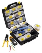 18Pcs Srorage Organizer Plastic Assorted Tool Case Carrying Case