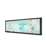 19 inch Bar Type Display Bus  taxi mount digital signage android Lcd advertising+players display