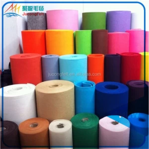 1mm 2mm 3mm 4mm 5mmthick felt Factory hot seller colorful wholesale polyester craft felt