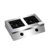 2 burner WH cooking appliances Silver Table-top gas cooktop