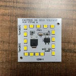 2 years warranty Square Shape 40x40mm  6W/9W/12W 220v AC led pcb PCBA for bulb light and downlight