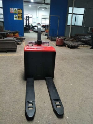 2000kg Electric Pallet Truck with Platform Electric Pallet Jacks CE and ISO Certificate forklift