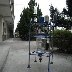 200L explosion-proof chemical reaction double glass reactor