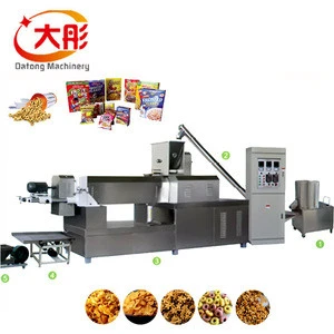 2014 hot sales breakfast cereal/corn flakes making machine/making line with ISO and CE certification