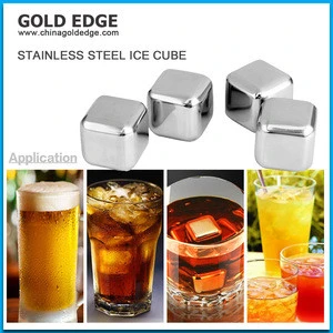2015 Healthy Stainless steel Coffee beans ice cubes for Drinking Barware