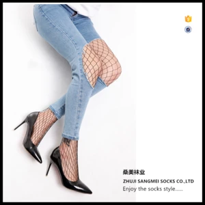 2017 new fashion look fishnet pantyhose nylon feet silk tube stockings secret classic punk leggings for women pantyhose