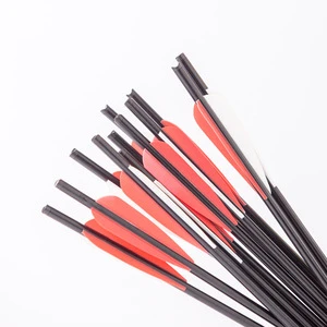 2018 china arcehry aluminum arrows 3 plastic feather for shooting