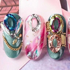 2018 Hot newest design angel ring stone sticker 3d crystal nail DIY jewelry decoration for nail art supply