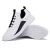 Import 2018 new arrival wholesale in stock low cut slip-on fashion black white color china men causal sports PU leather flat shoes from China