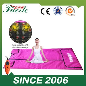 2018 Sauna Electric spa massage blanket steaming 3 zone infrared thermal blanket weight loss