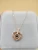 Import 2019 hot sales projection gold plated copper necklace 100 languages to say I love You from China