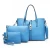 Import 2019New ladies bags wholesale Latest Design PU Leather 3 Piece handbags set from China