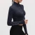 Import 2020 Autumn and Winter Stand-up Collar Slim Yoga Clothes Sanding Nude Fitness Shirt Zipper Casual Sports Jacket Women from China