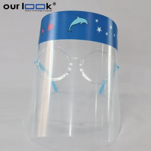 2020 Baby face shield glass eye protector children facial protectors Clear Plastic kids Face Shield
