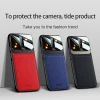 2020 Camera Eye Protection Leather Phone Case For Oneplus 8 8pro 7 7 Pro 7T 7T Pro 6 6T For iPhone Bumper Mirror Eye Protection