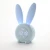 Import 2020 Gift for Kids Led Clock Digital alarm clock Cute Rabbit Mini LED night light Animal Table Alarmed Clock from China
