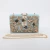 Import 2020 Hotting selling Solid Color Acrylic Evening Bag Clutch With Flowers For Wome from China