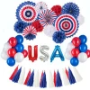2020 July 4th Decoration Party Supplies Balloons Decoration Independence Day Backdrop Decor