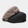 2020 new arrival hot sell British style plaid ivy hat cap