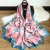 Import 2021 Hot sales French elegant ladies spring and autumn imitation silk scarves chaomei letter printing long shawl wholesale customized design from China