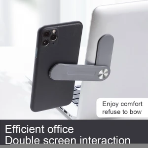 2021 New products double screen interaction notebook expansion bracket foldable plastic laptop mobile phone holder