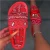Import 2021 new womens shoes flat shoes casual sandals printed satin plus size womens slippers from China