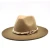 Import 2021 Vintage Wool Jazz Hat Women Men Felt Wide Brim Hats fadora hats Trilby Ladies Gradient Panama Fedora sombrero fedora from China