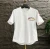 Import 2024 New European style summer fashion plus size mens short sleeve loose personalized printed T-shirt from China