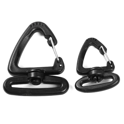 Buy 20~38mm Black Plastic Rotating Hooktriangle Package Pendant Ribbon ...