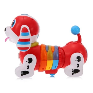 209396-IR RC Smart Sausage Dog Sing Dance Walking Robot Dog Electronic Pet Educational Kids Toy
