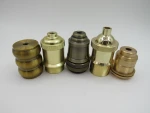 220-240V Screw Light Bulb Base holder cable Retro Vintage Filament Bulb E27 incandescent edison brass lamp socket