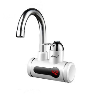 220V Electric Instant Heating Faucet Tap Water Hot Cold Tap With LED Display